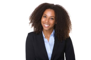 30603139 - close up portrait of a confident african american business woman